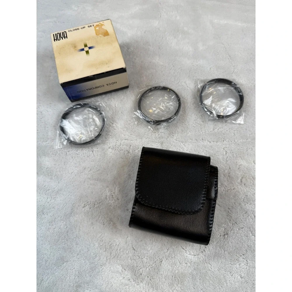 HOYA 55mm Close-Up Filter‎ Set with Leather Case and Original Box